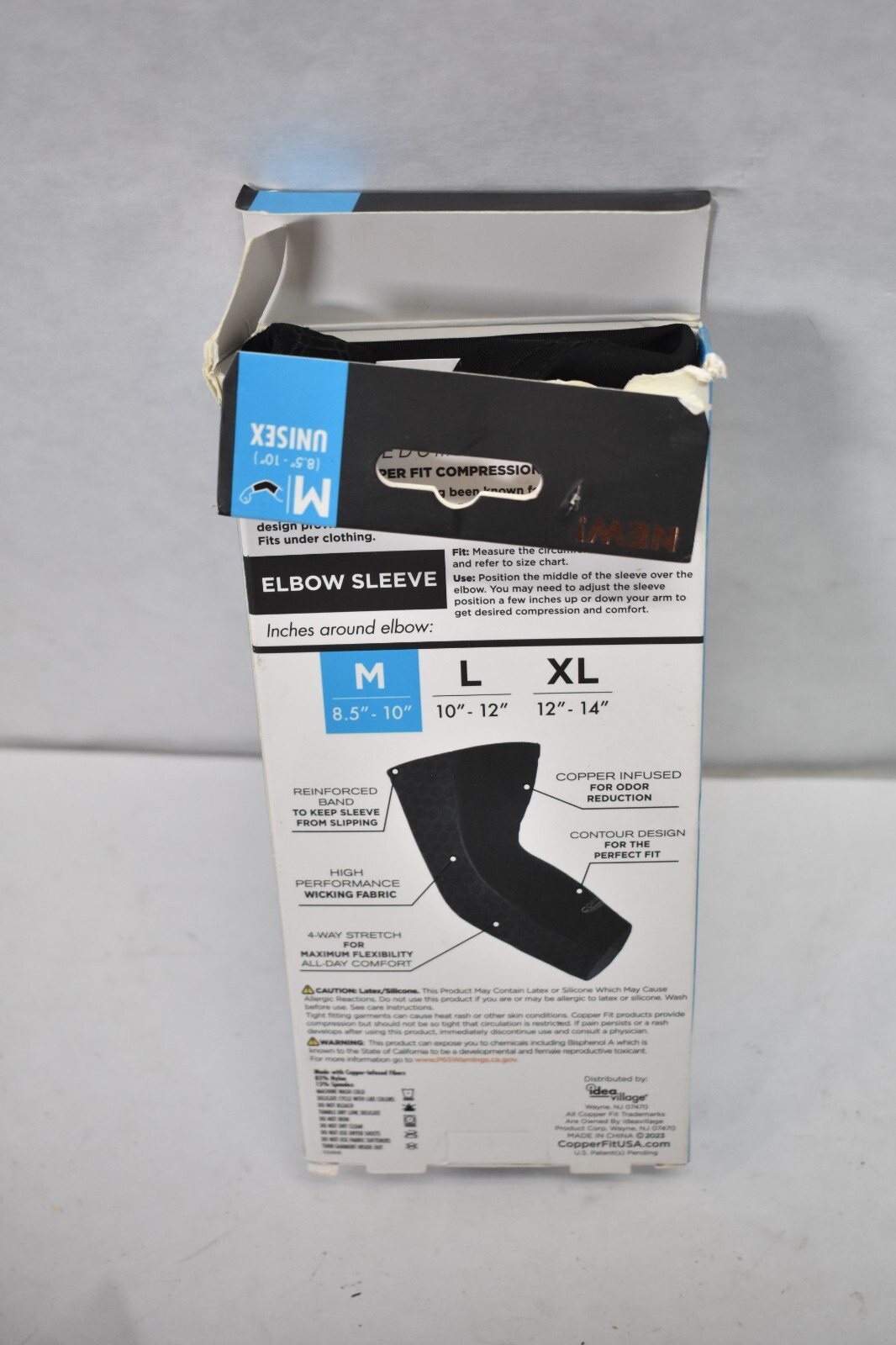 Copper Fit Compression Elbow Sleeve Unisex Medium Size Genuine OEM Contour