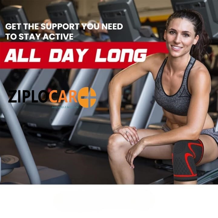 Ziplo Care Knee Cap Pair (Relieves Pain, Support, Uniform Compression)