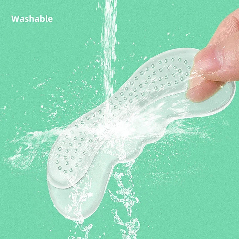 10 pairs Invisible Silicone Gel Heel StickersPain Relief InsolesFoot CareAdhesiv