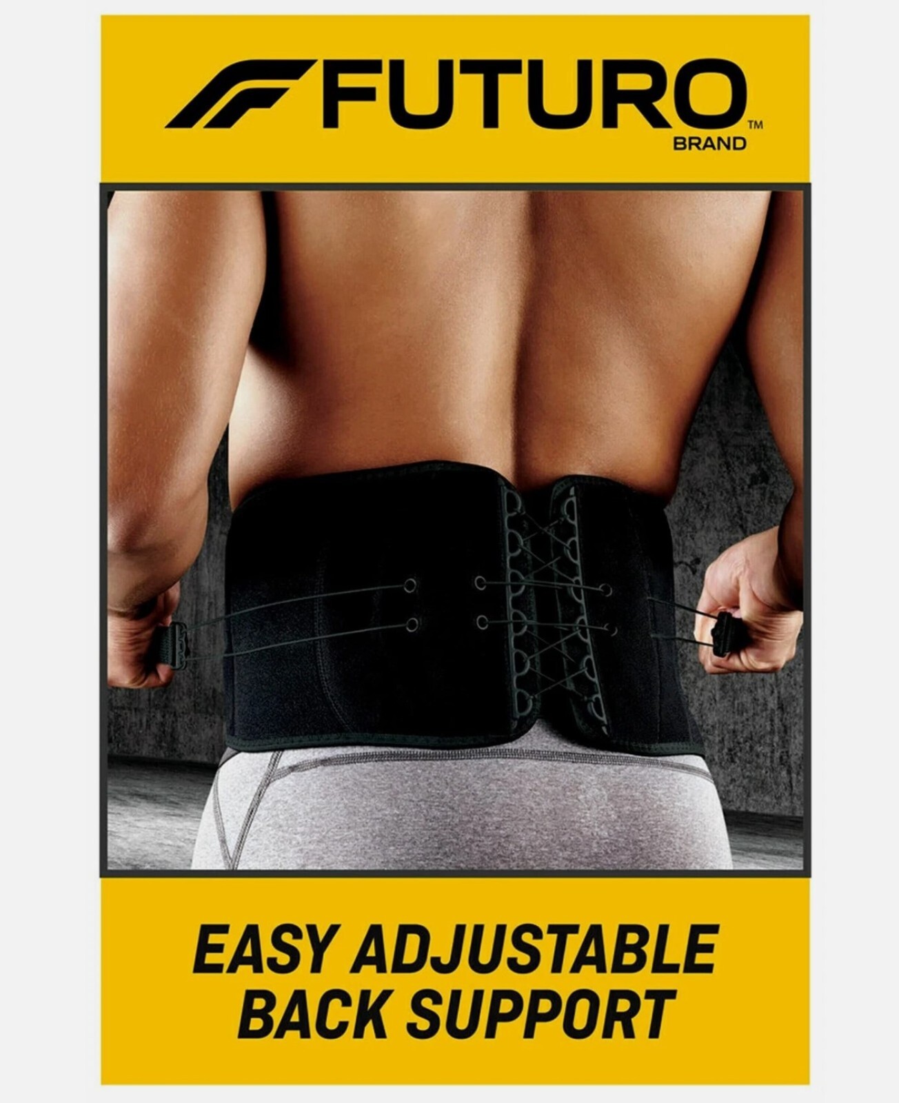 FUTURO Easy Adjustable Back Support 29 to 51 in waist