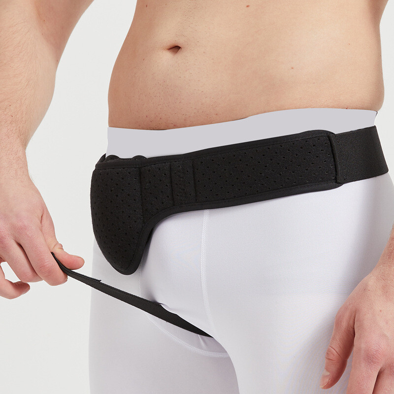 Single Hernia Support Inguinal Groin Hernia Belt Pain Relief Truss Brace Unisex