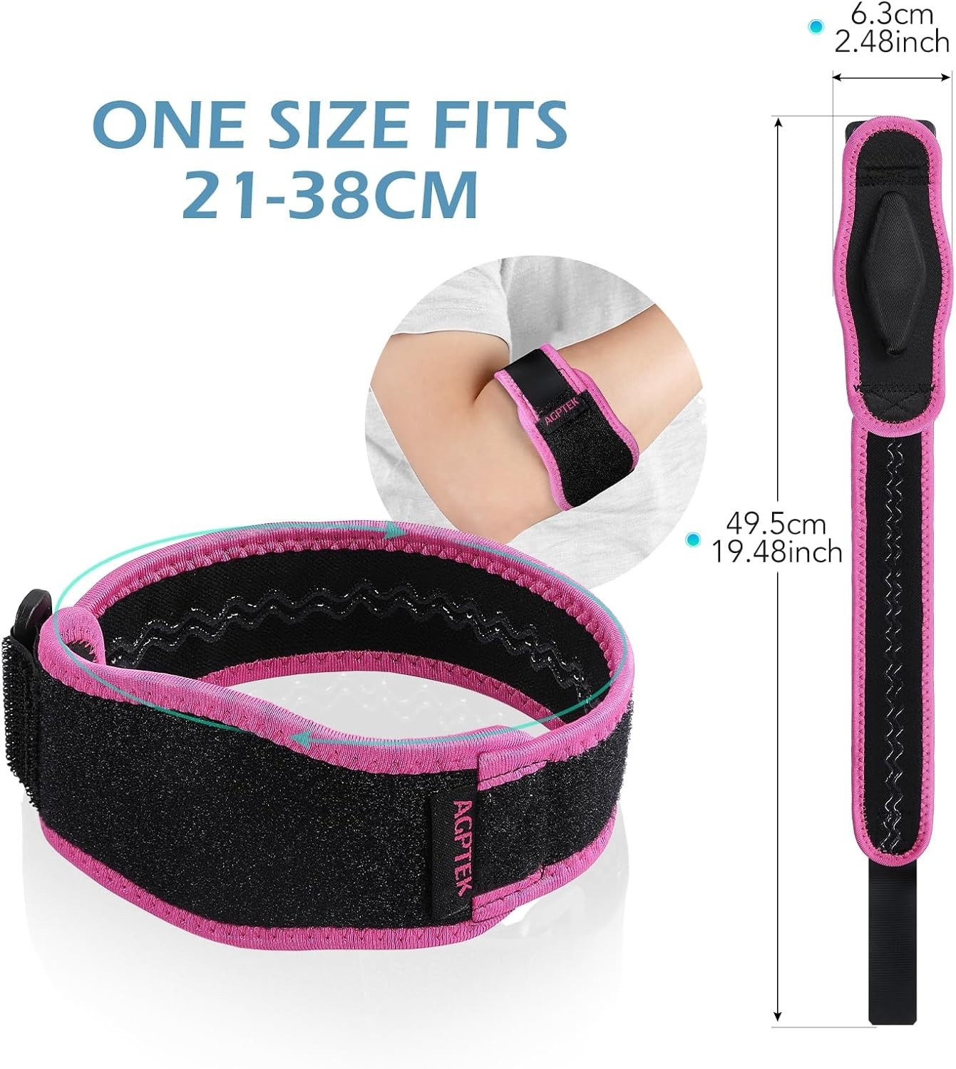 Tennis Elbow Brace Support Arthritis Tendonitis Arm Joint Strap Band Wrap Sport