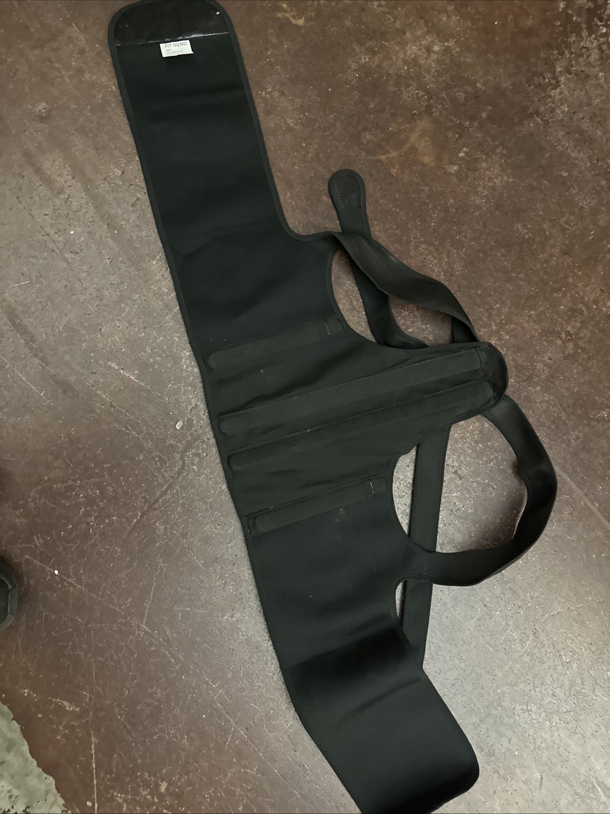 FIT GENO BACK BRACE POSTURE CORRECTOR for WOMEN & MEN, Black Size Large