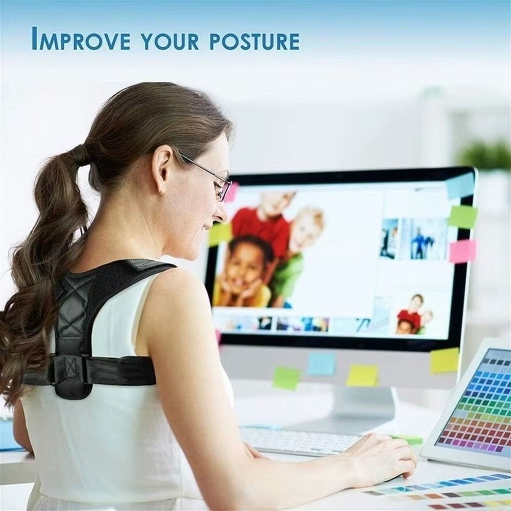 Adjustable Posture Corrector Belt Back Shoulder Spine Support Brace