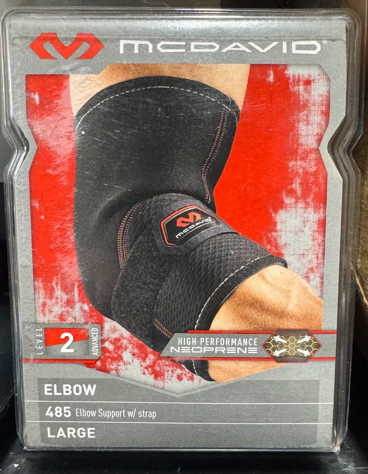 McDavid 485 Elbow Support w/ Strap (Size L)