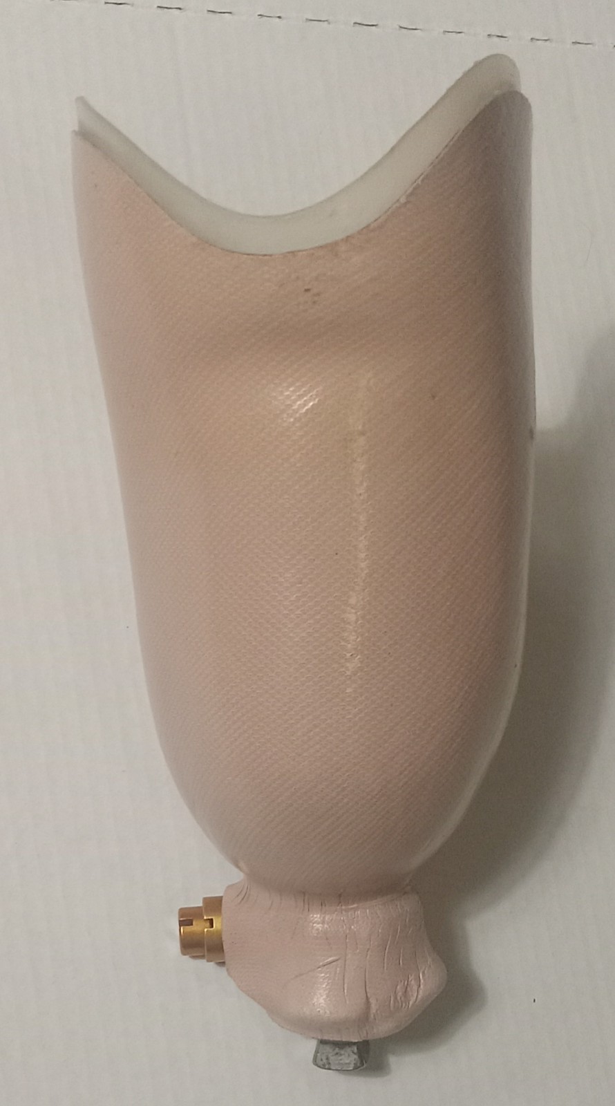 Left Below Knee BK Prosthetic Socket w/ 3R80 Connector Expulsion Valve & Liner