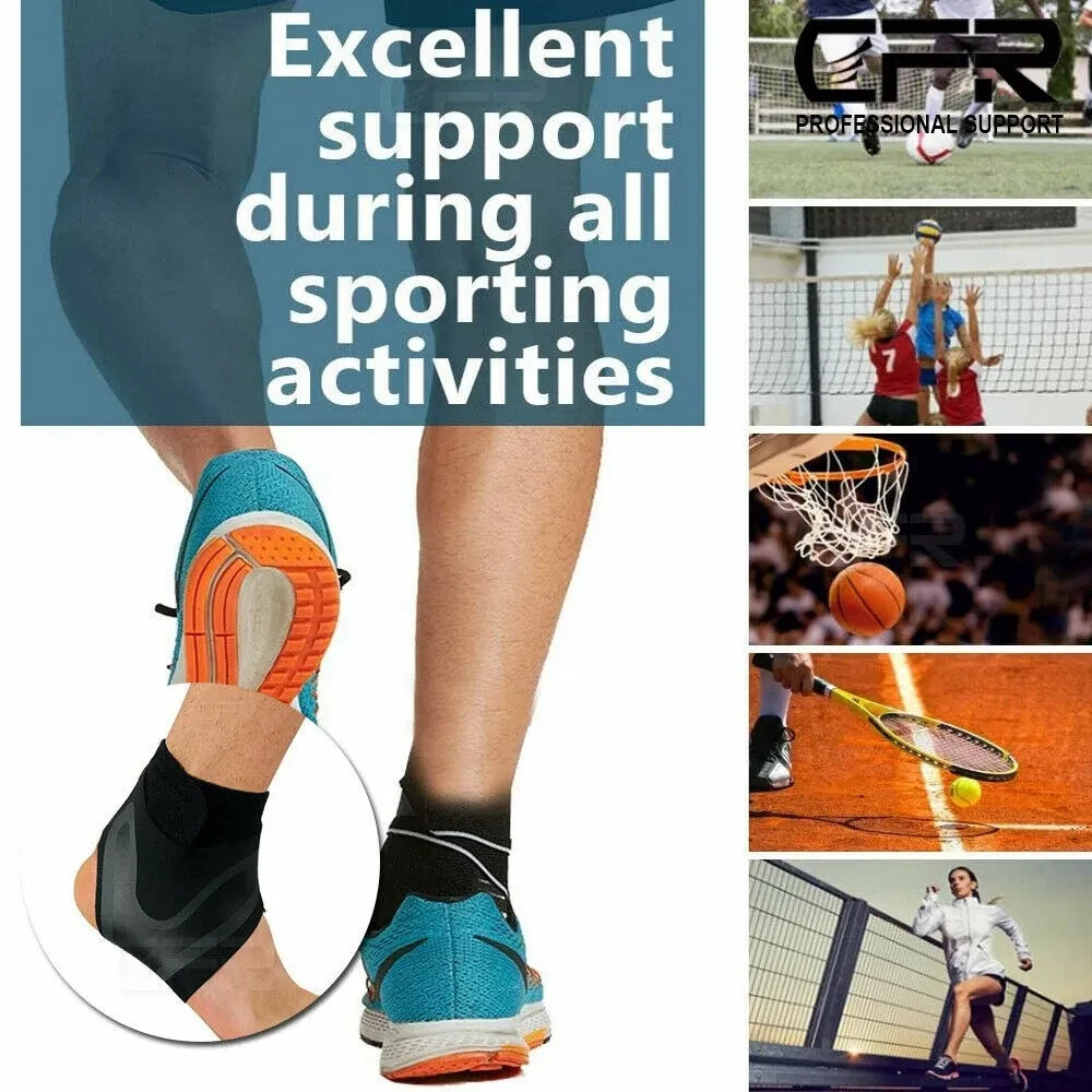 All Size Ankle Brace Support Compression Sleeve Plantar Fasciitis Pain Relief