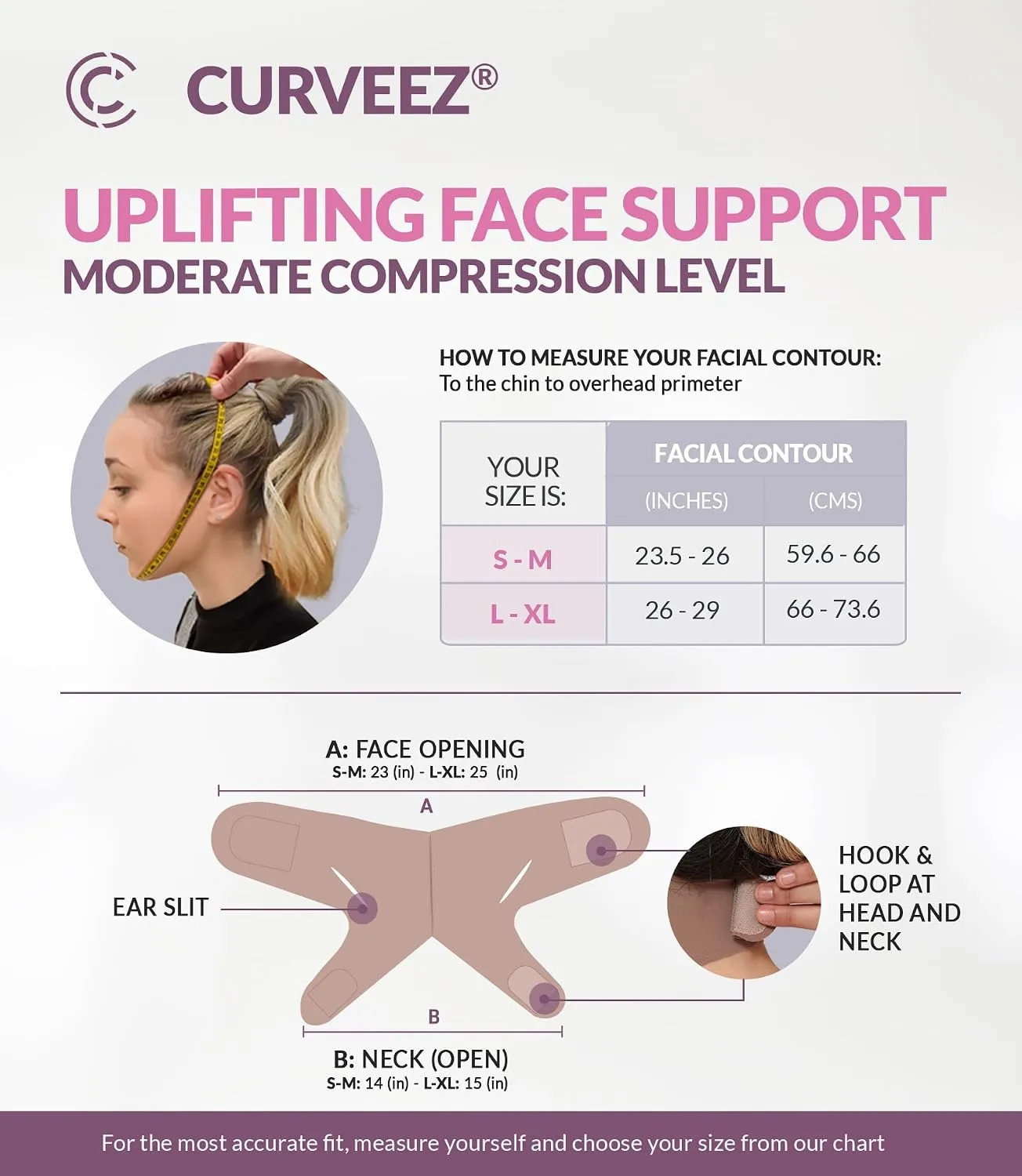 Face Toning Belt Lipo Compression Chin Strap For Post Surgery Recovery Support