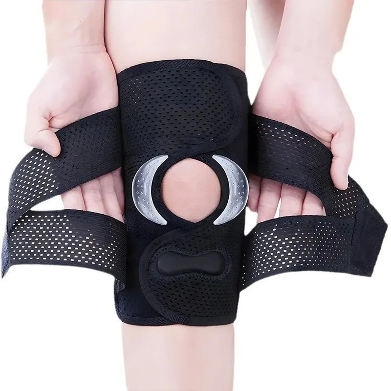 Knee Brace Compression Sleeve Joint Support Open Patella Stabilizer Wrap New