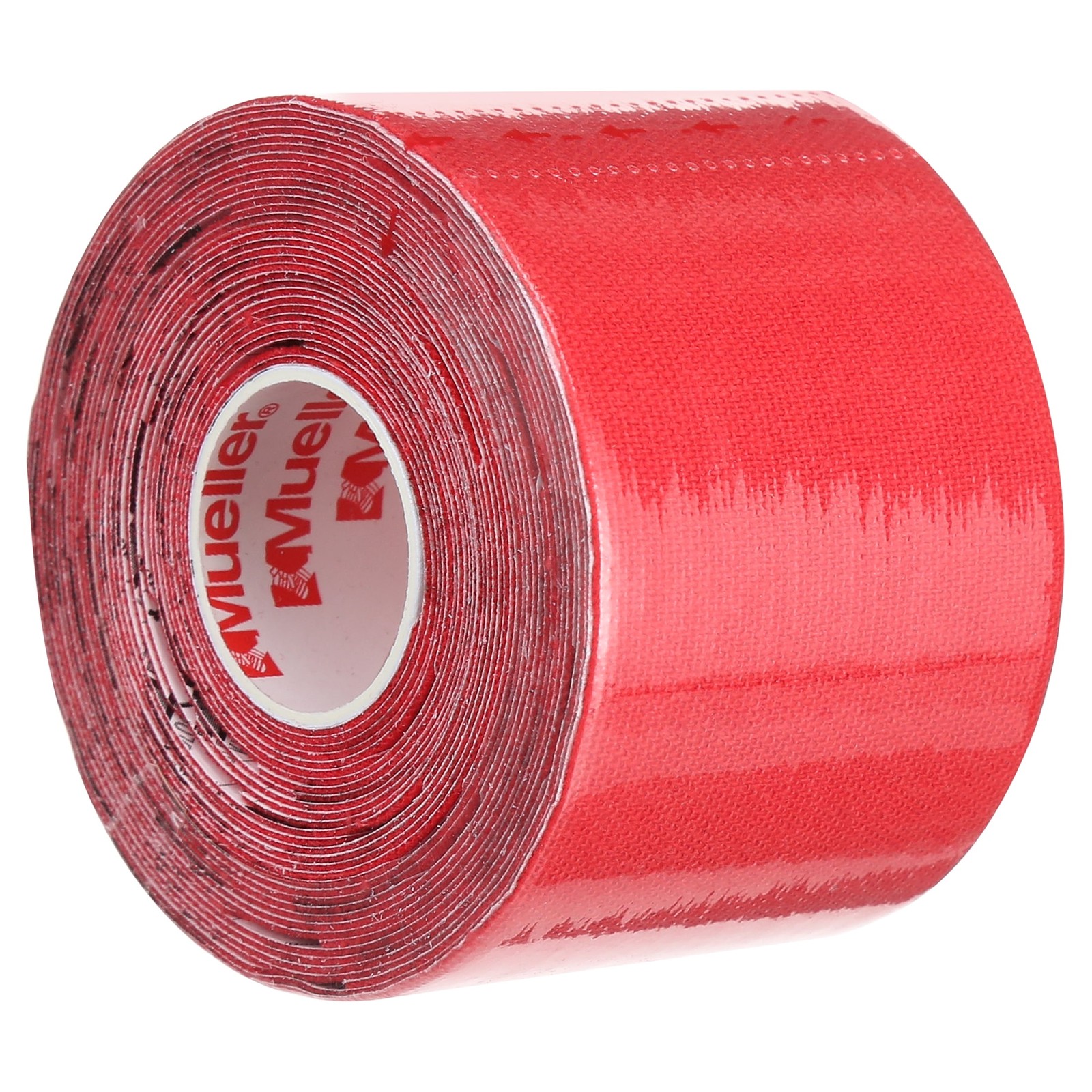 Mueller Kinesiology Tape, Precut I-Strip Roll, 20 strips, Red