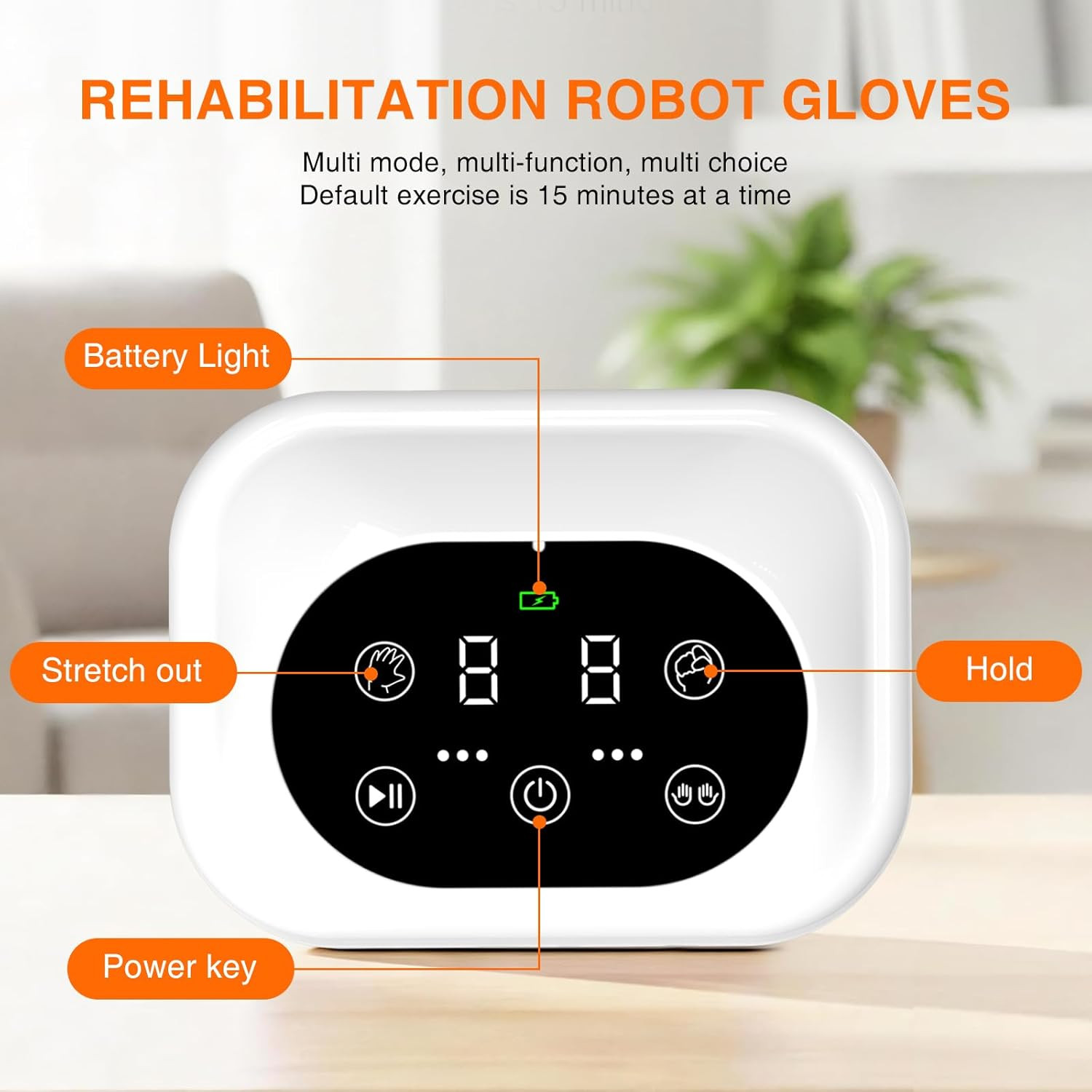 Hand Rehabilitation Equipment, Therapy Gloves for Stroke Hand Recovery Device, R