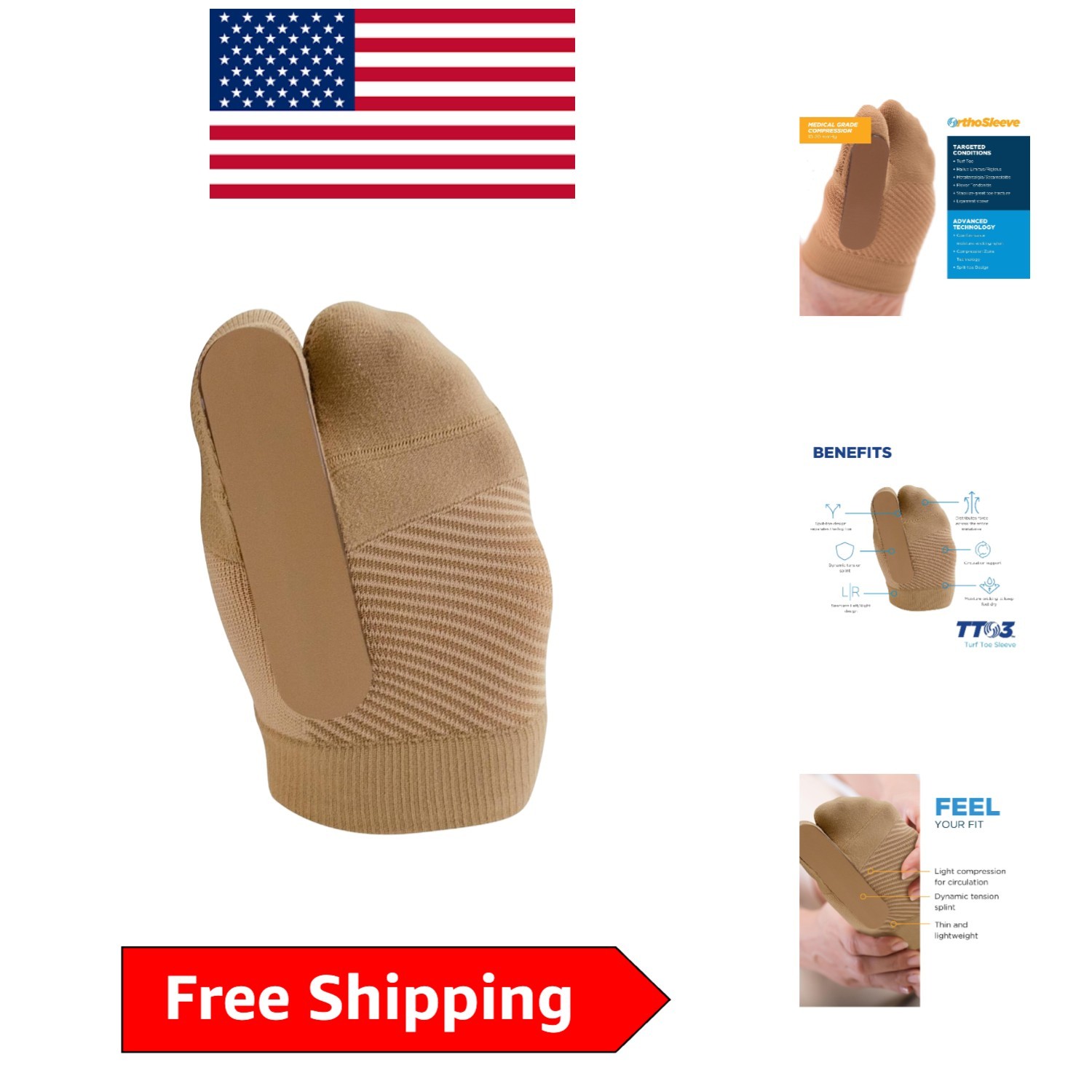 Innovative Turf Toe Splint for Right Foot – Professional Podiatrist Design