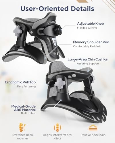 Cervical Traction Device – Adjustable Neck Stretcher for Pain Relief & Spine Ali