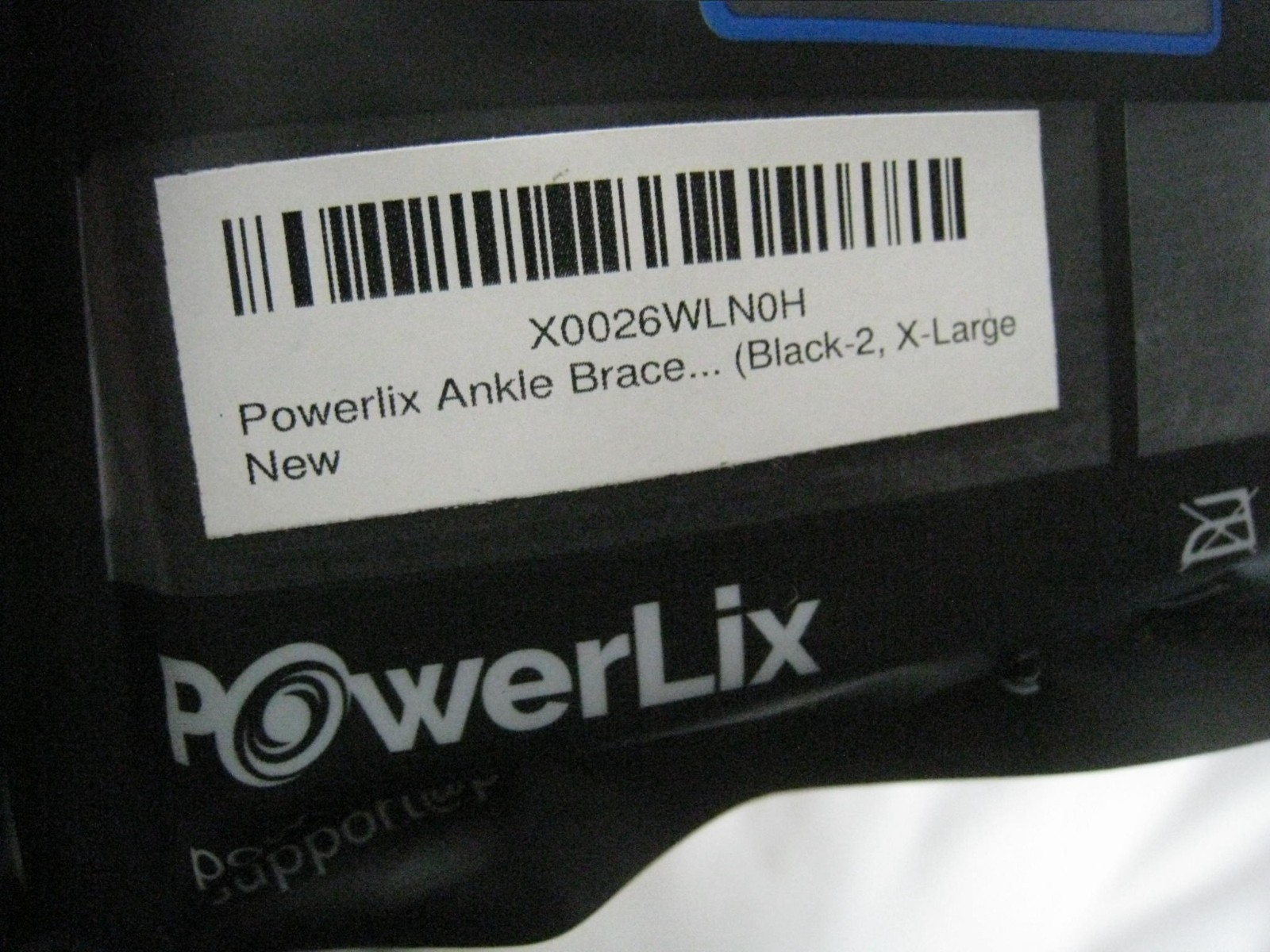 Powerlix Ankle Brace Pair XL Unisex achilles tendon support NEW (TWO IN PACK)