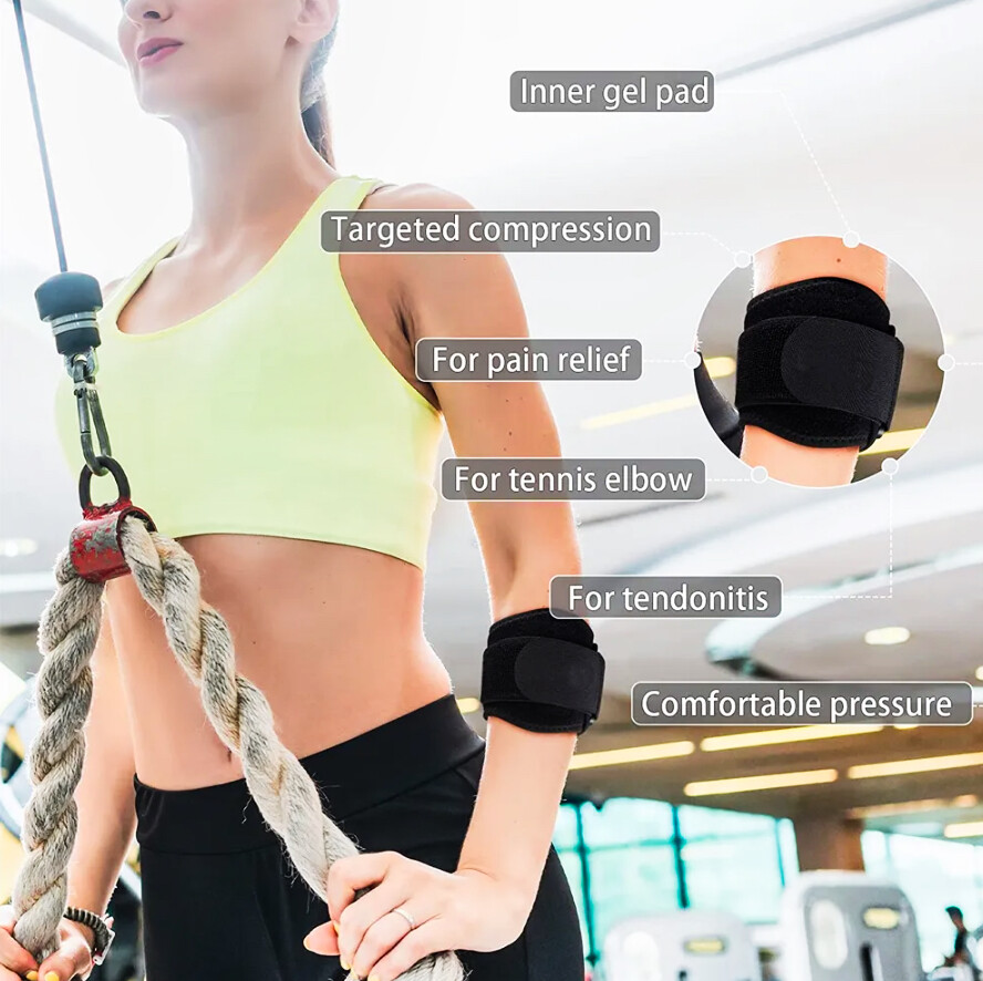 Elbow Brace Strap Tendinitis Golf Tennis Arthritis Pain Relief Pad Support ⭐️✅