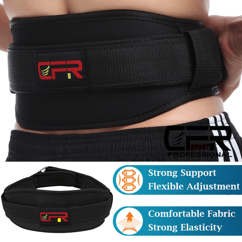 Adjustable Lumbar Support Lower Waist Back Belt Brace for Men Women Lifting Pain