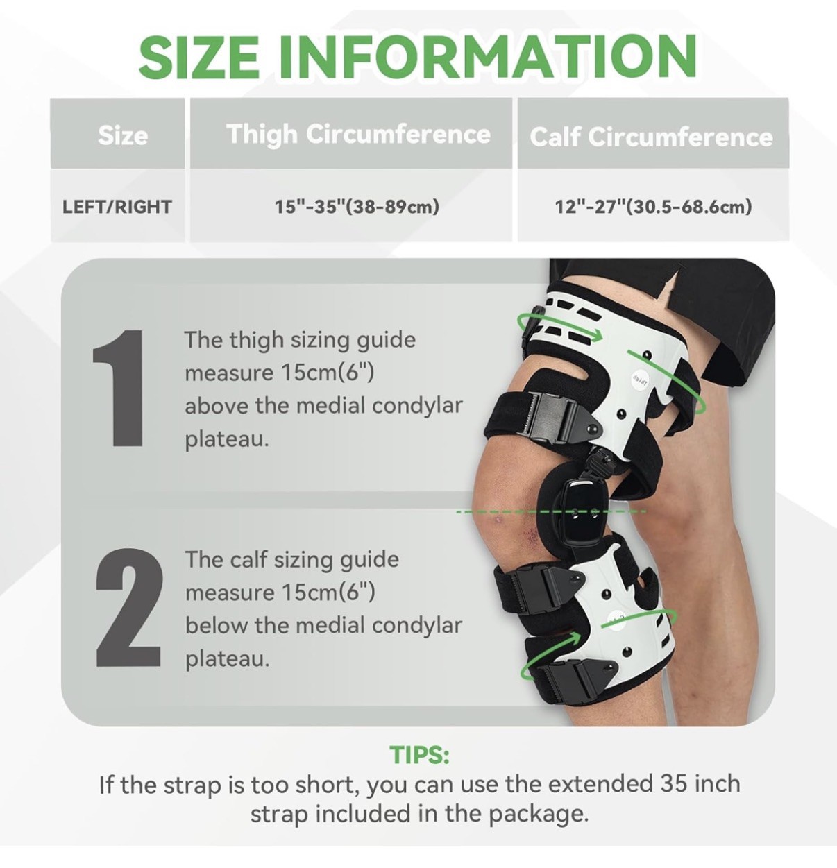 Adjustable OA Unloader Knee Brace, Custom Fit Osteoarthritis Pain Relief – RIGHT