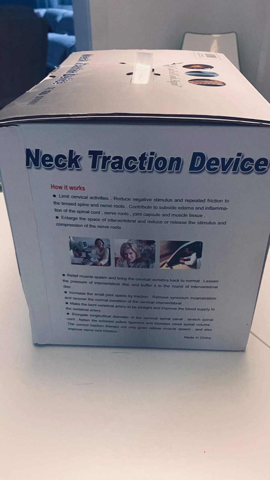 NEW CE FDA ISO9001 NECK TRACTION DEVICE AIR PRESSURE TYPE