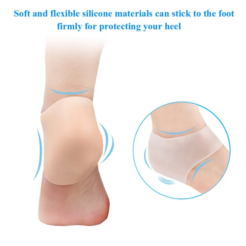 Silicone Foot Pad Anti Wear And Anti Dry Cracking Heel Pad For Relieving Heel Pa
