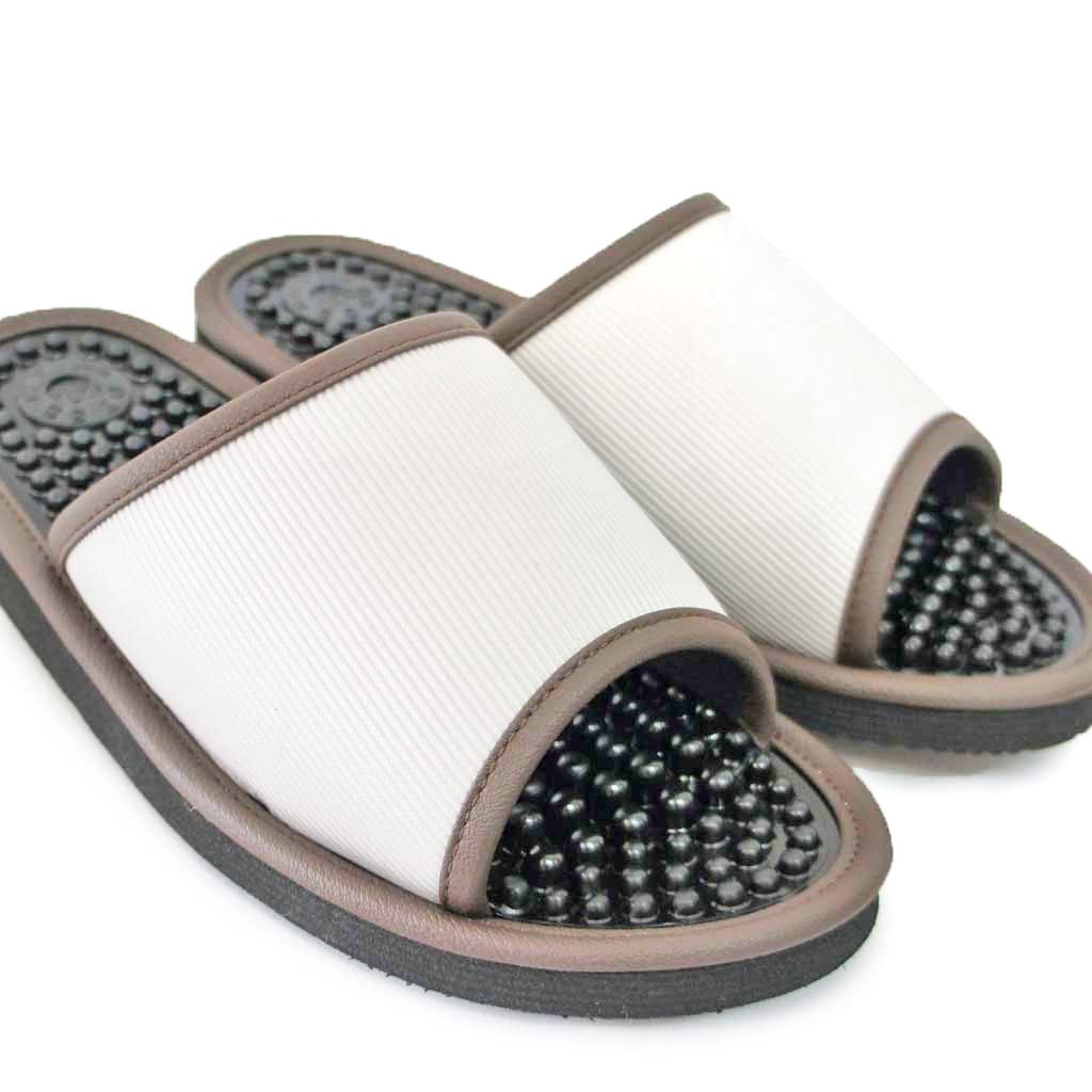 Haki-Haki Health Sandals: Leyure Foot Reflexology 2L Size Gray