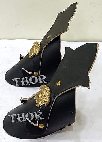 Medieval Leather Arm Guard Bracers Reenactment Armor Costume Rustic