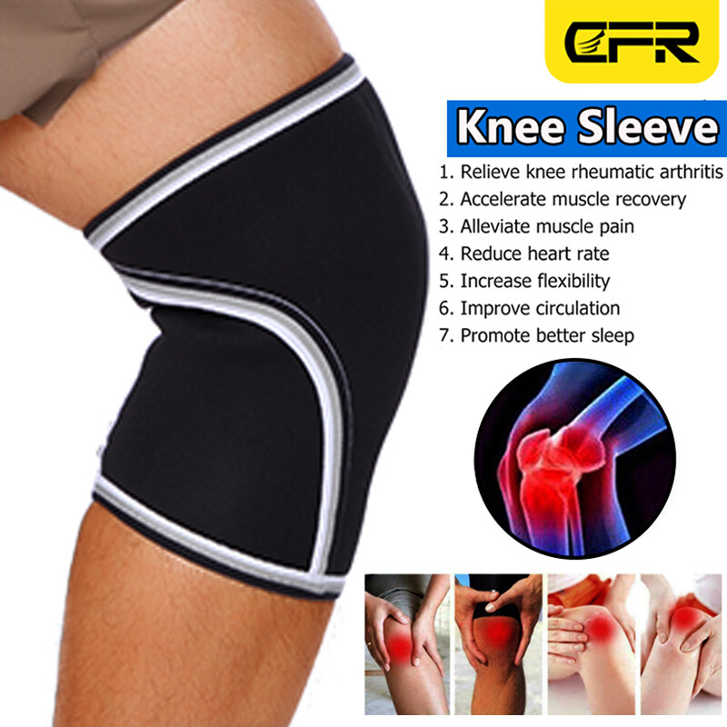 Compression Knee Sleeves Support Weightlifting 7mm Neoprene Sleeve Squats Brace