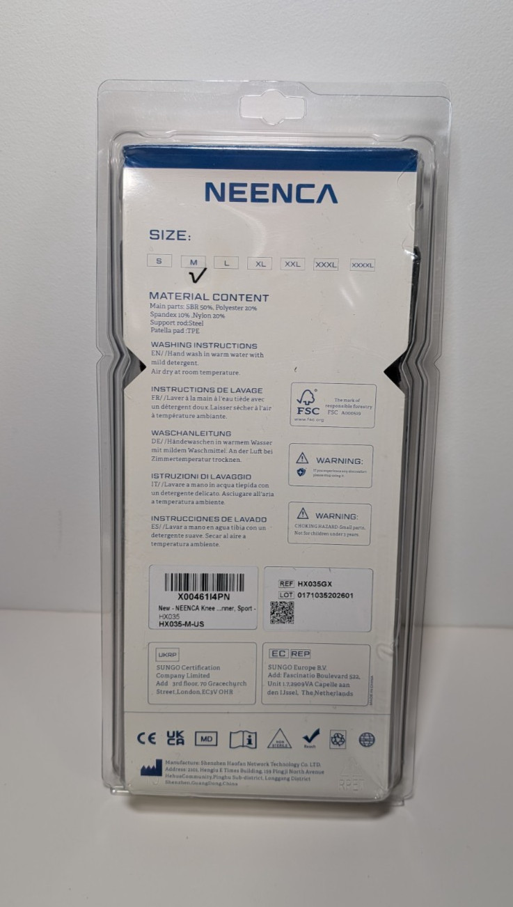 NEENCA Knee Brace Medium HX035/042 [NEW]