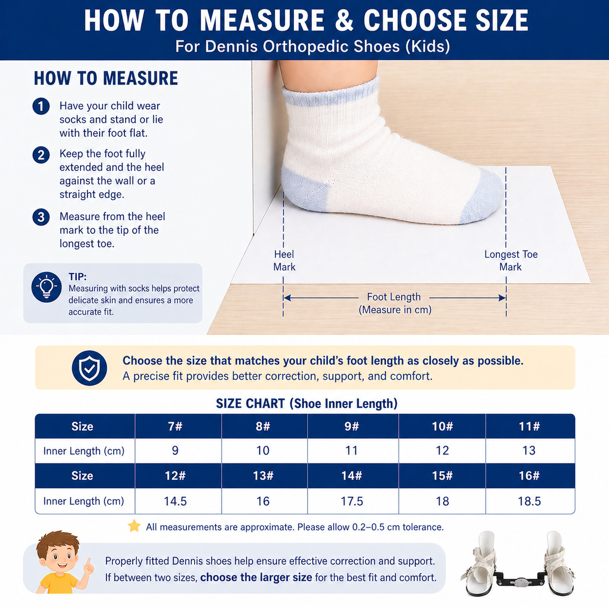 Pediatric Denis Brown Splint with Corrective Shoes – For Foot Inversion & Gait