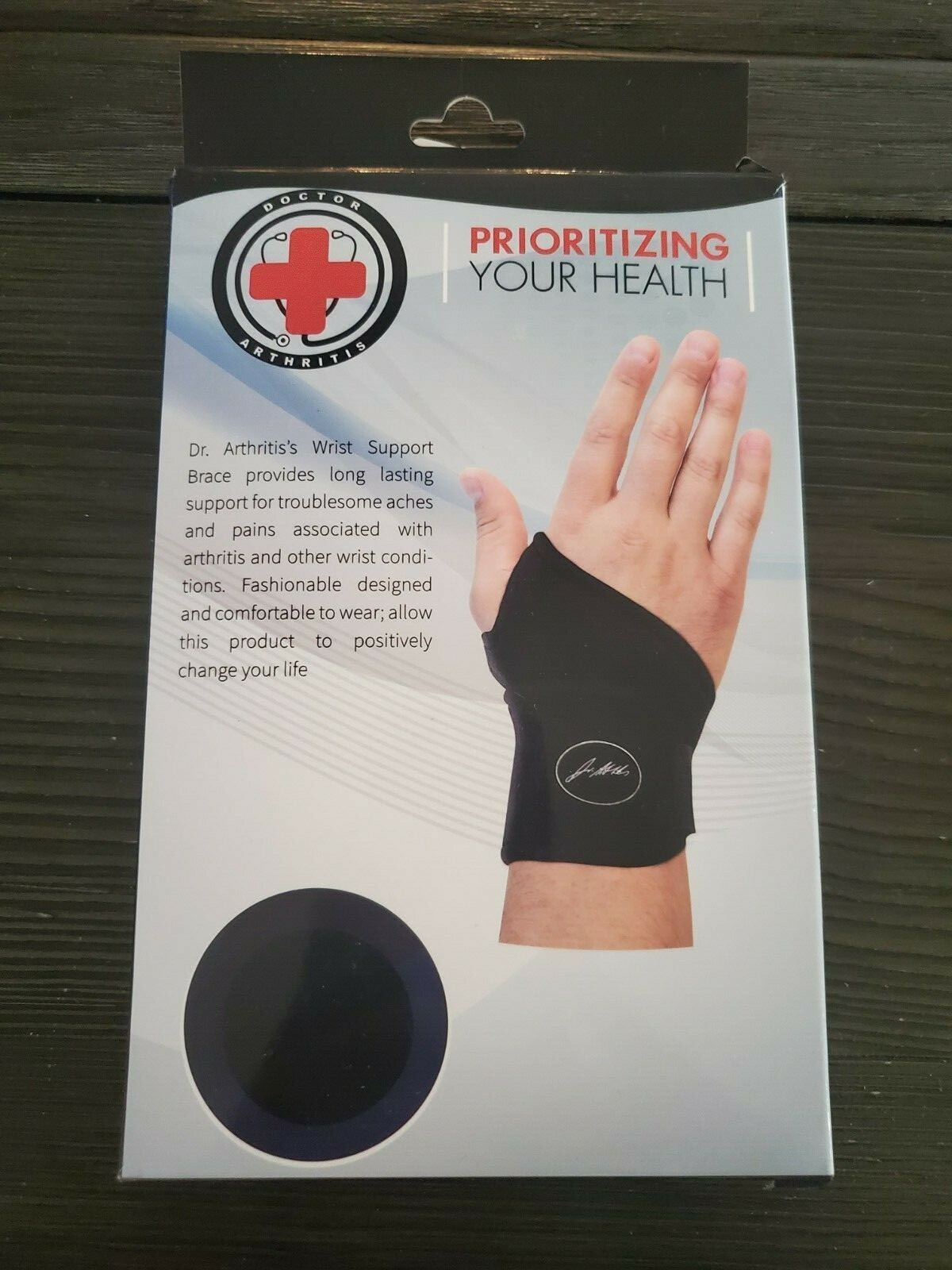 Doctor Developed Premium Copper Lined Wrist Support / Wrist Strap / Wrist Brace