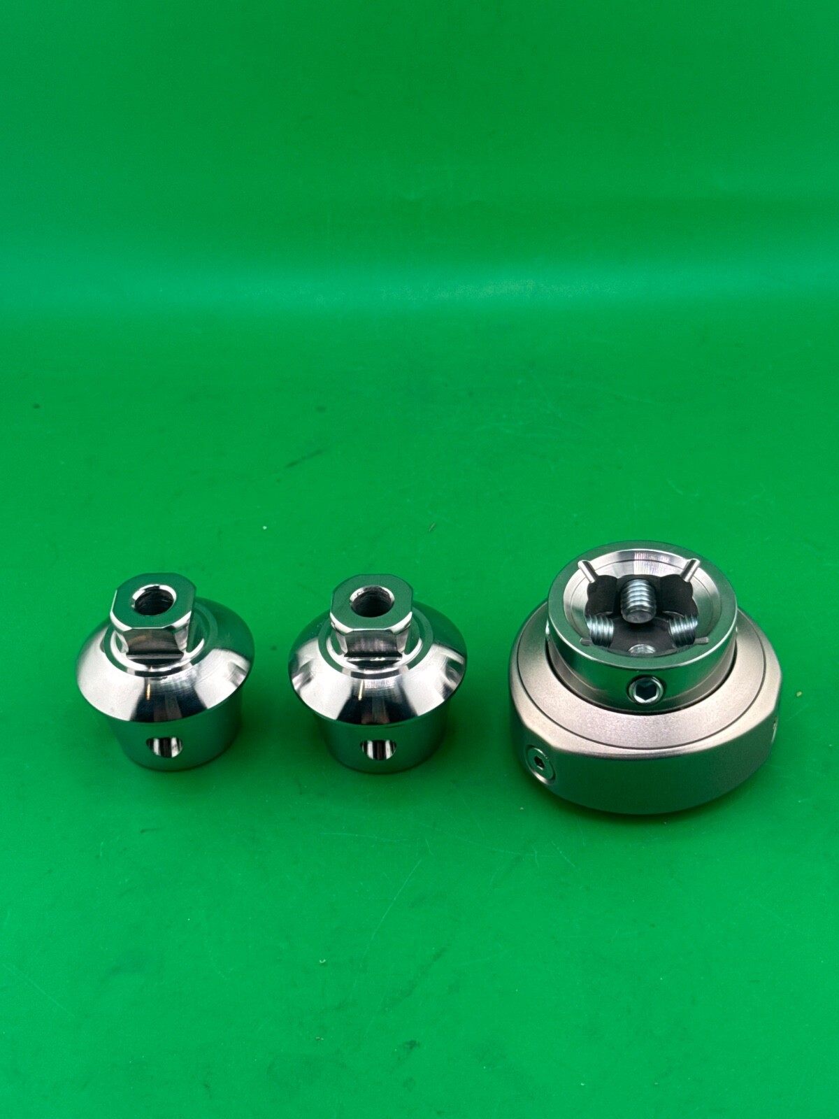 Prosthetic quick change release adapter w/ extra male pyramid insert. New