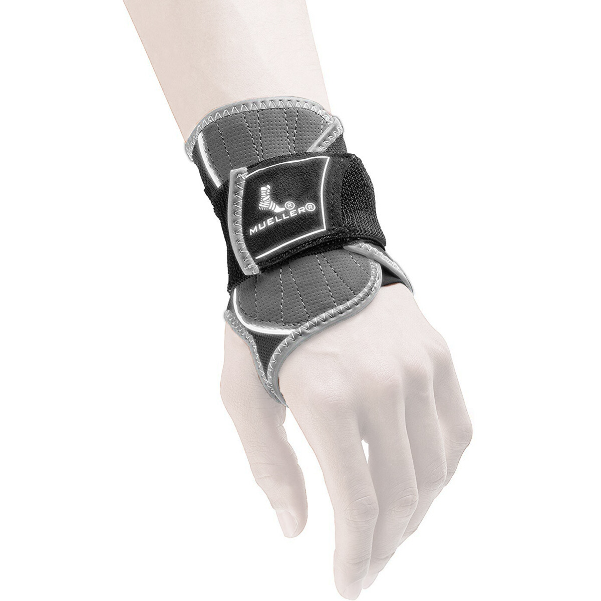 Mueller HG80 Premium Wrist Brace – Black/Gray