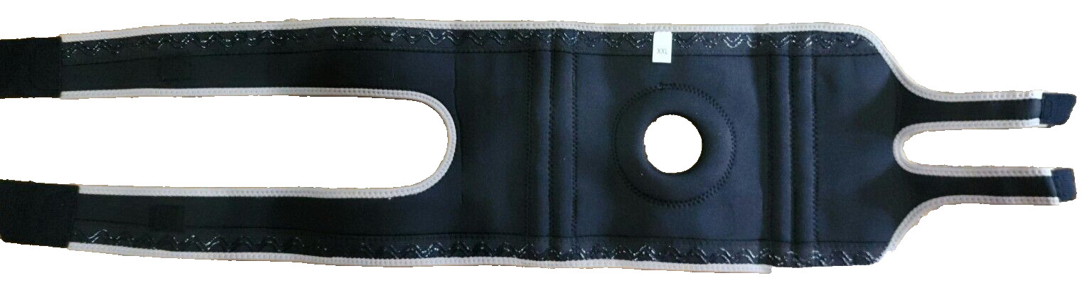 Powerlix One Knee Adjustable Compression Brace Unisex Black Size Large NEW
