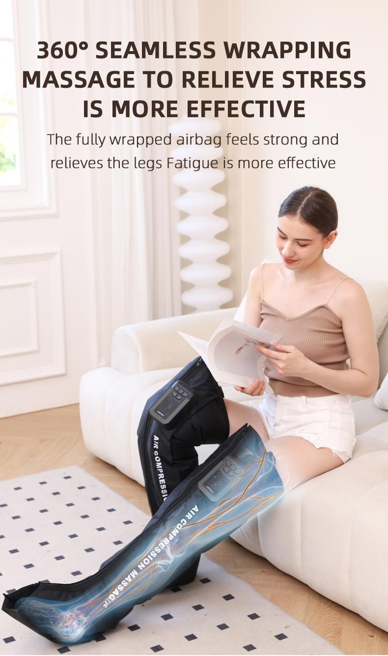 Air Compression Recovery Boots – Professional Leg & Foot Massage for Circulation