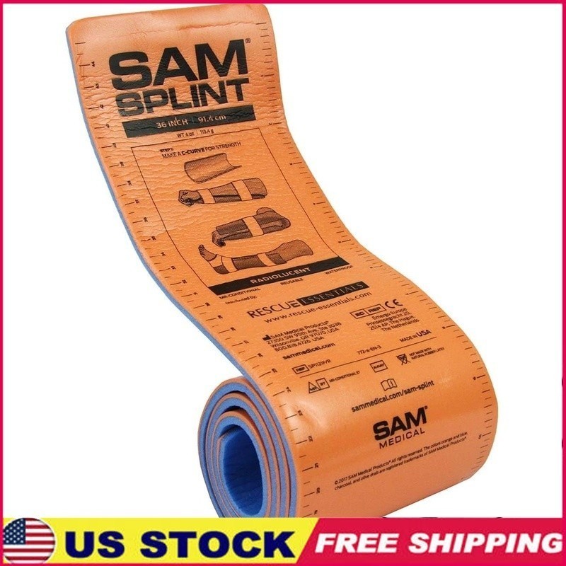 Moldable Splint Fractures Sprains Strains First Aid Emergency Body Support New