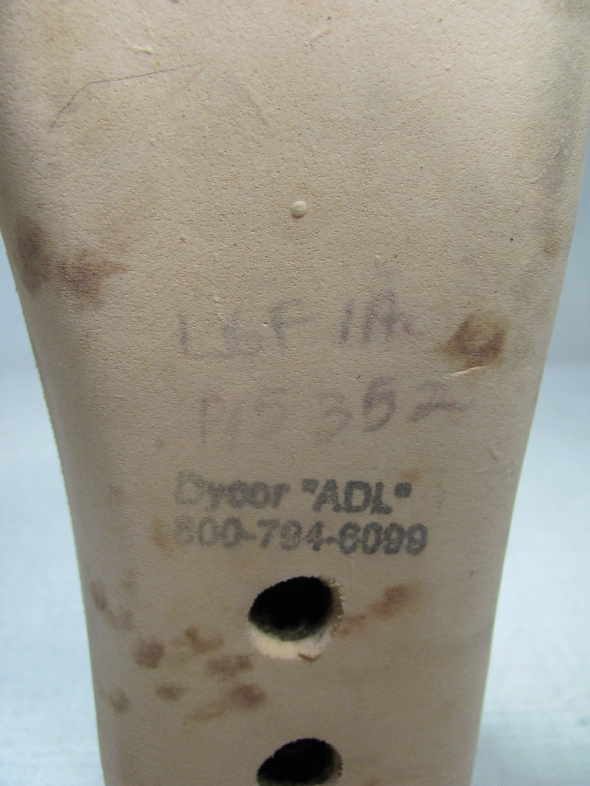 DYCOR ADL PROSTHETIC LEG LEFT BELOW-KNEE WITH SOCKET AND FOOT MADE IN USA
