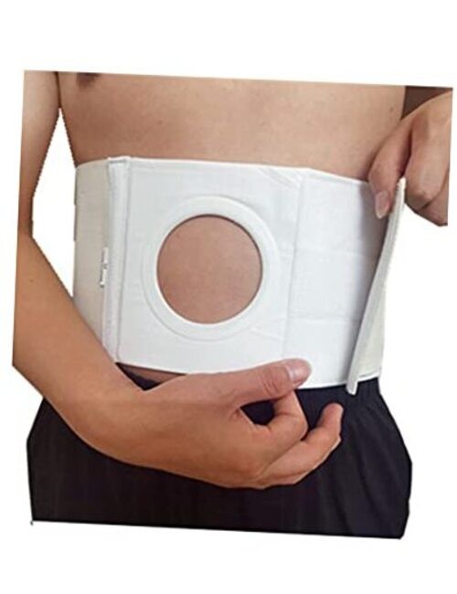 Unisex Ostomy Abdominal Binder Opening 3.14 Ostomy Belt XL: 45.28-49.21 Inch