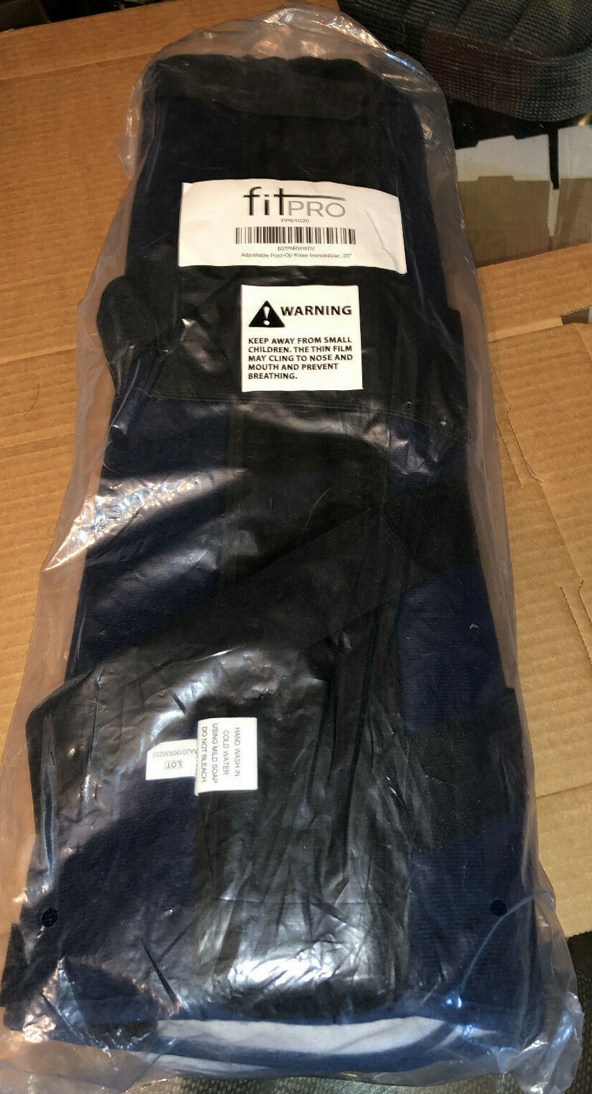 FitPro Post-Op Knee Immobolizer 3 Panel 20 Inch