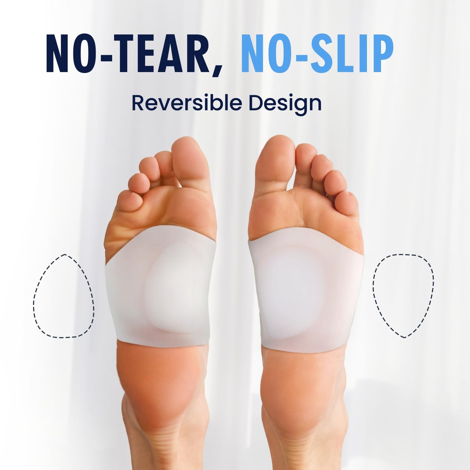 Dr. Frederick’s Original Arch Support Sleeves Large/X-Large (Pack of 2), Nude