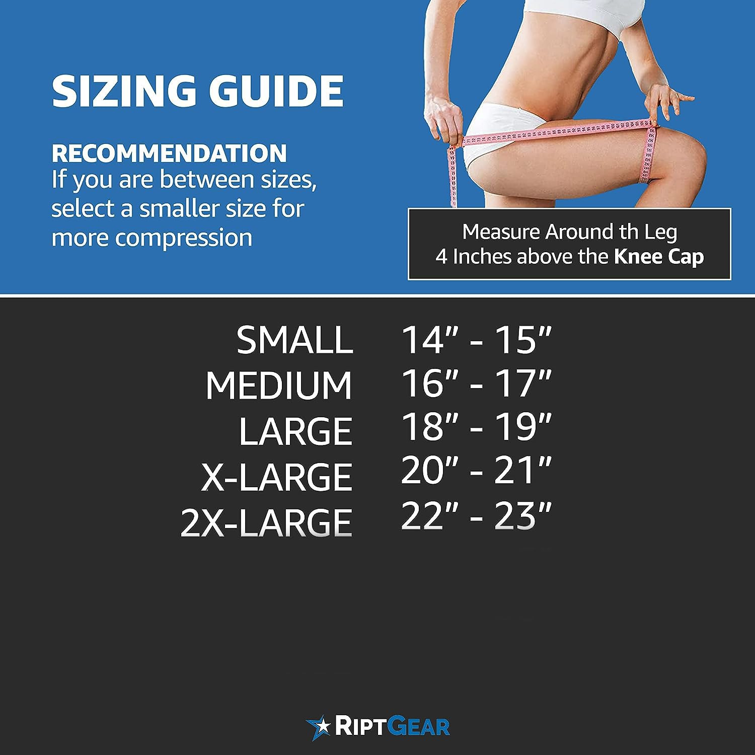 Knee Compression Sleeve – 2 Pack – Braces for Knee Pain – Compression for Arthri
