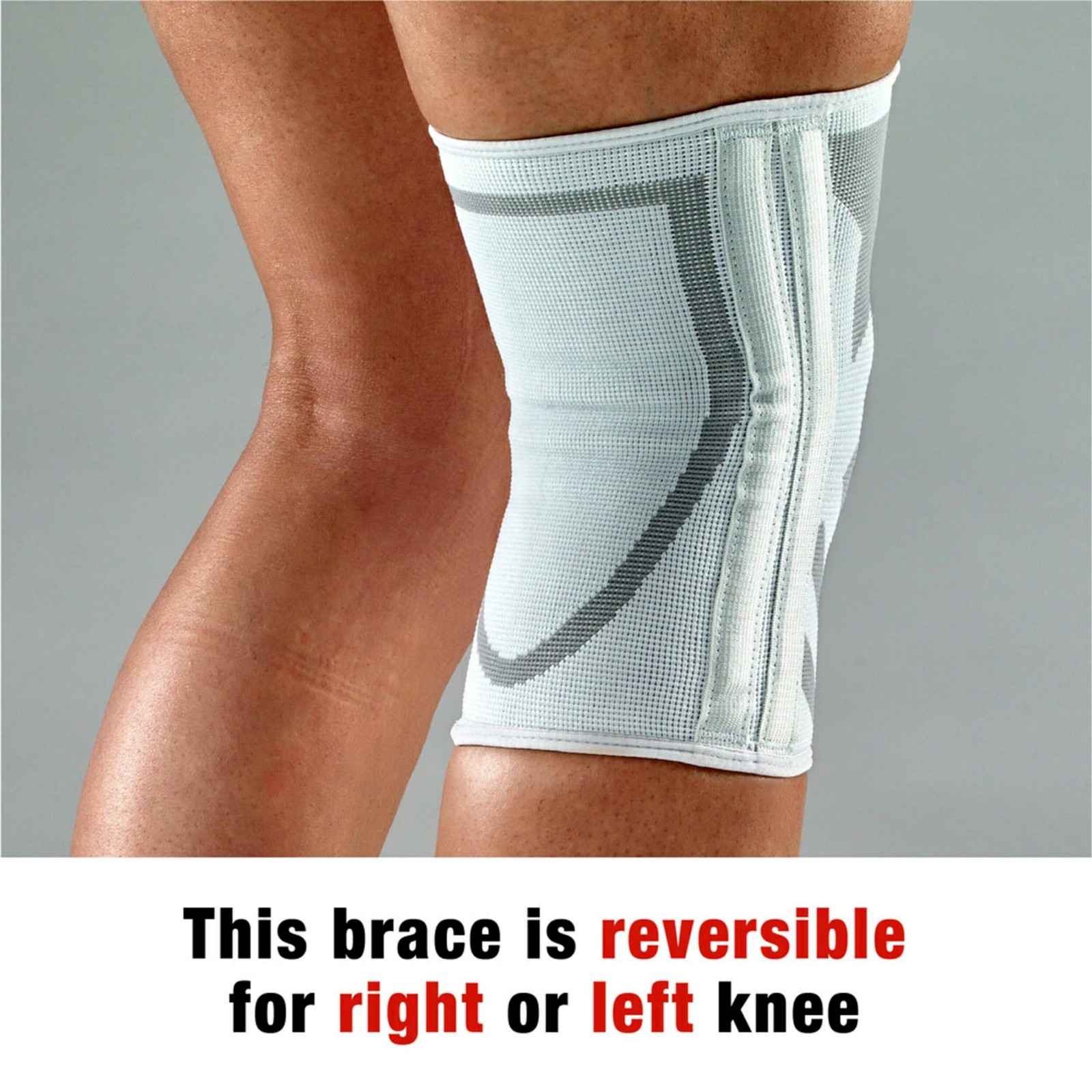 Compression Knee Brace w/Side Stabilizers, Support Injured Knee With Mild Com…