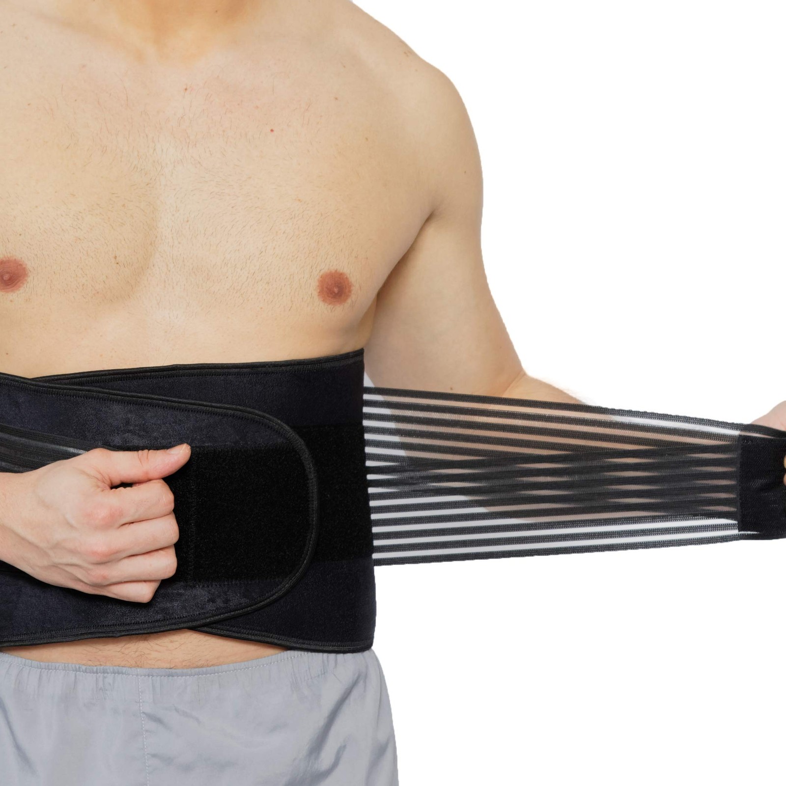 NeoTech Care Neoprene Back Brace for Men or Women – Adjustable & 3XL, Blue