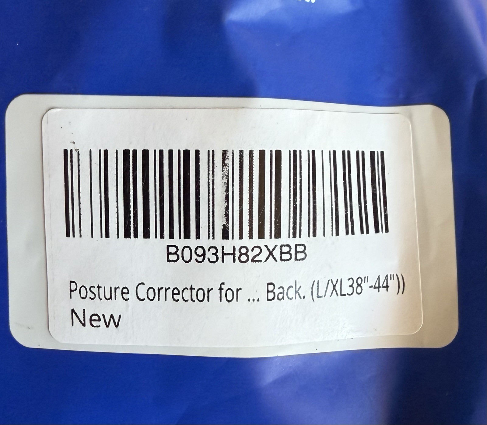 POSTURE CORRECTOR Ladies L for Back Shoulder L/XL 38″-44″ NIP Womens