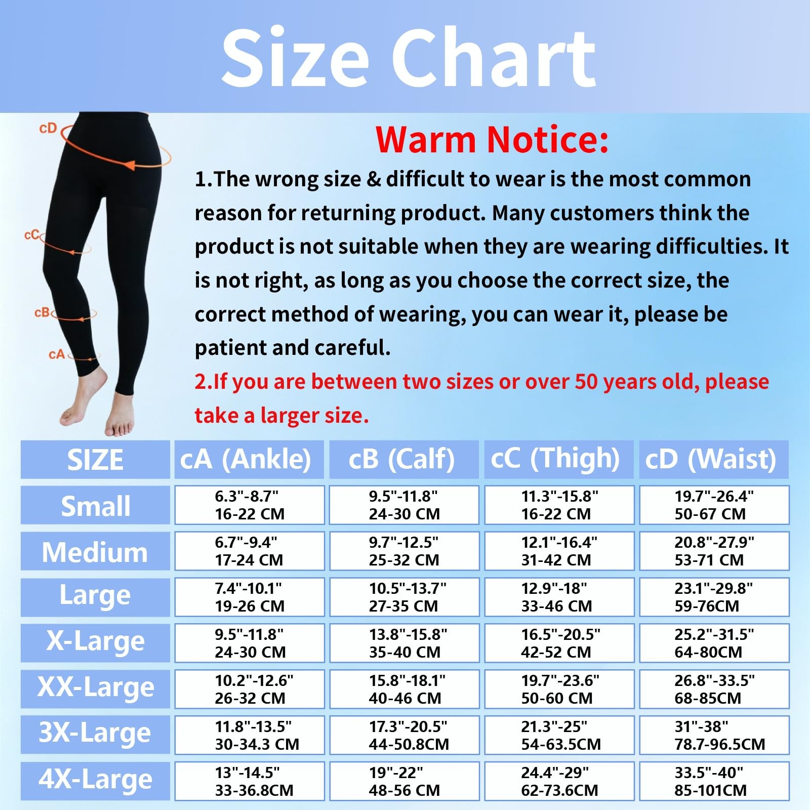 Medical Compression Leggings for Women & Men, 2030mmHg Compression Tights