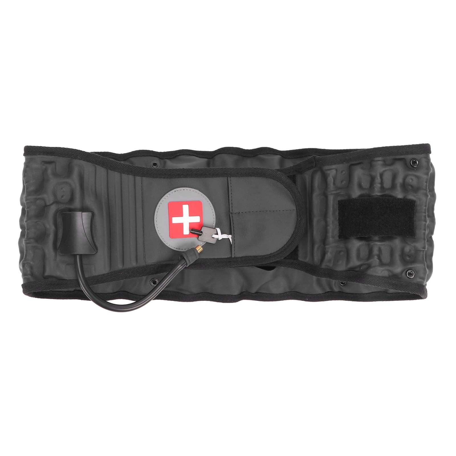 Black Lumbar Traction Belt Inflatable Improve Pain Back Decompression Belt WT