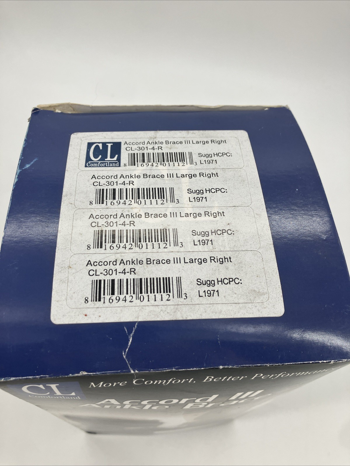 Accord III Ankle Brace – LARGE RIGHT -FAST SHIPPING CL-301-4-R