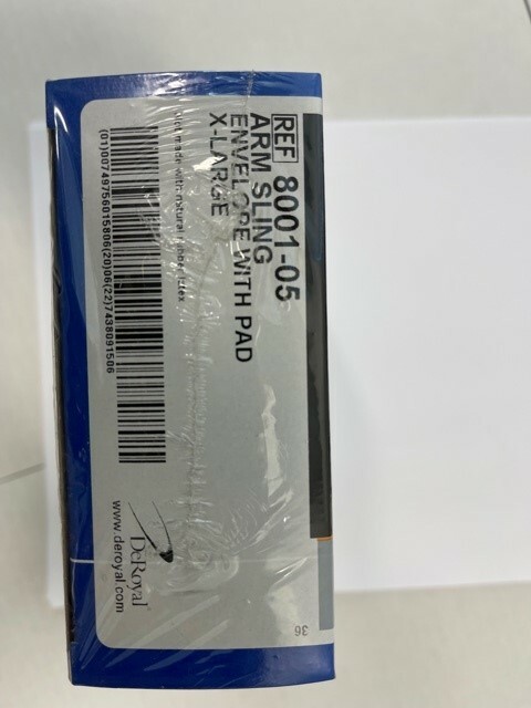 *1-Pack* DeRoyal Arm Sling Envelope With Pad X-Large 8001-05