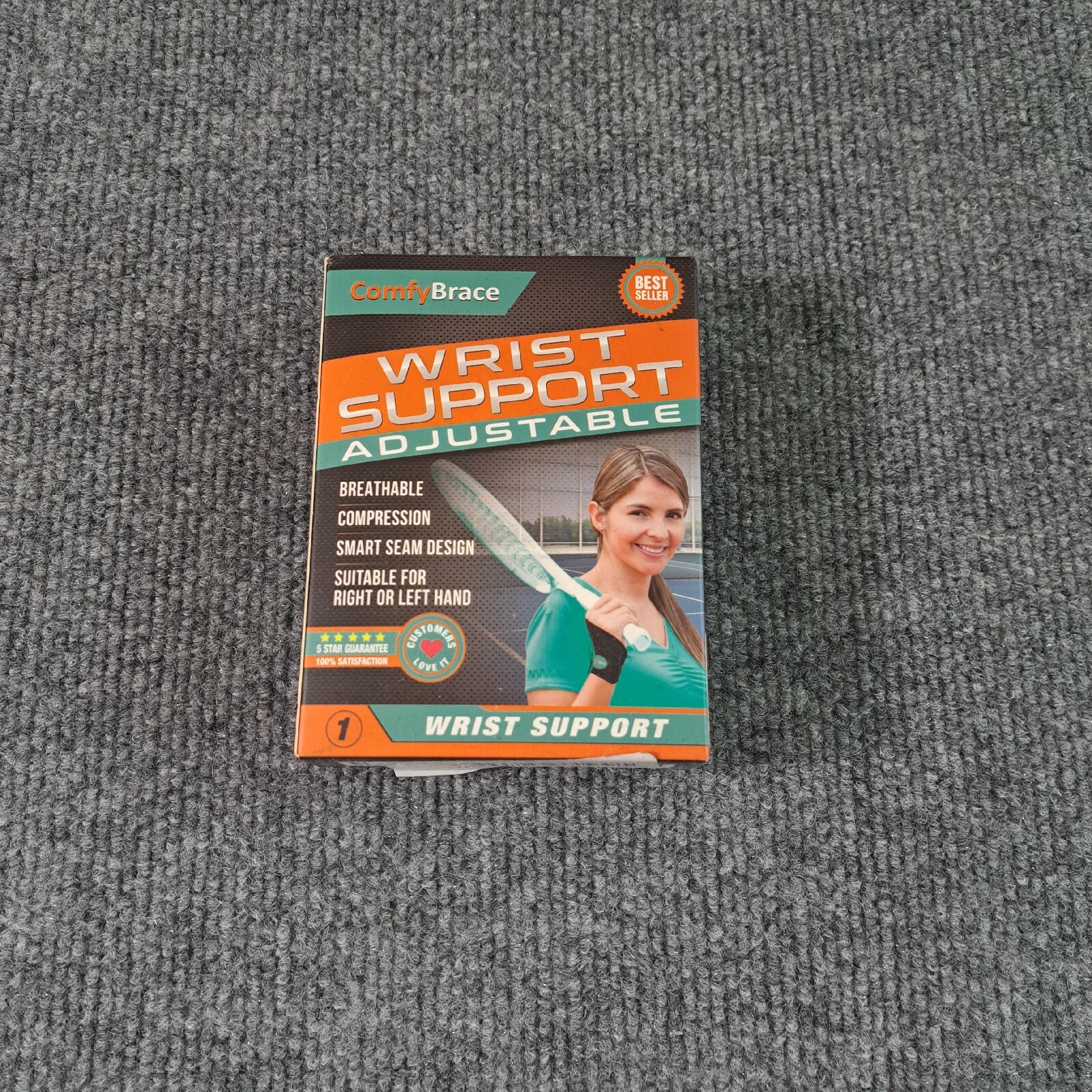 Comfy Brace Premium Lined Wrist Support Adjustable Wrist Strap