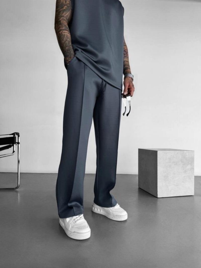 Pantalones Deportivos Largos Para Hombres Chándal De Correr Culturismo Moda Gym