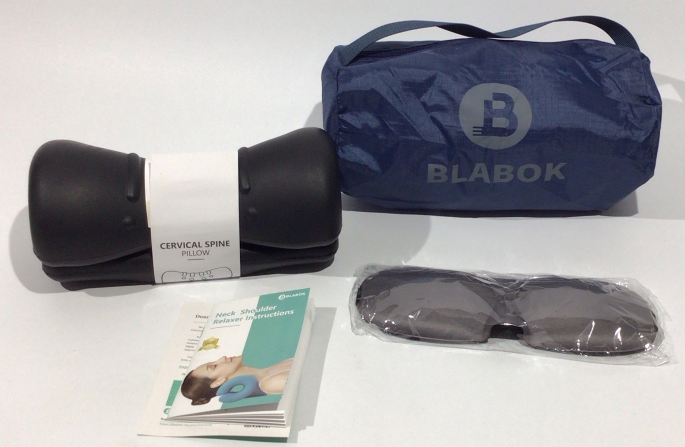 Neck and Shoulder Relaxer By Blabok Cervical Traction Device for Pain Relief NEW