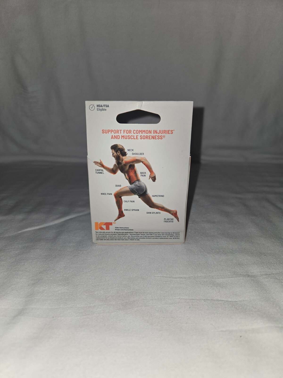 KT Tape Kinesiology Therapeutic Sports Tape, 20 Strips, 10″ Precut Beige